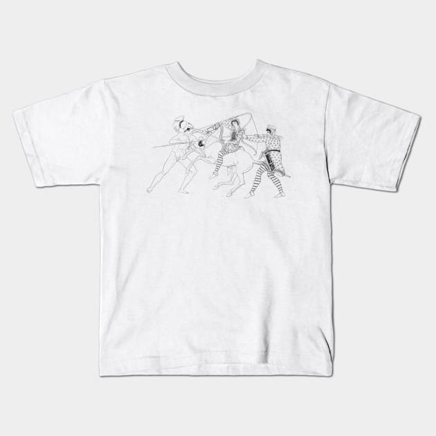 Ancient Greek Kids T-Shirt by Mary Rose 73744